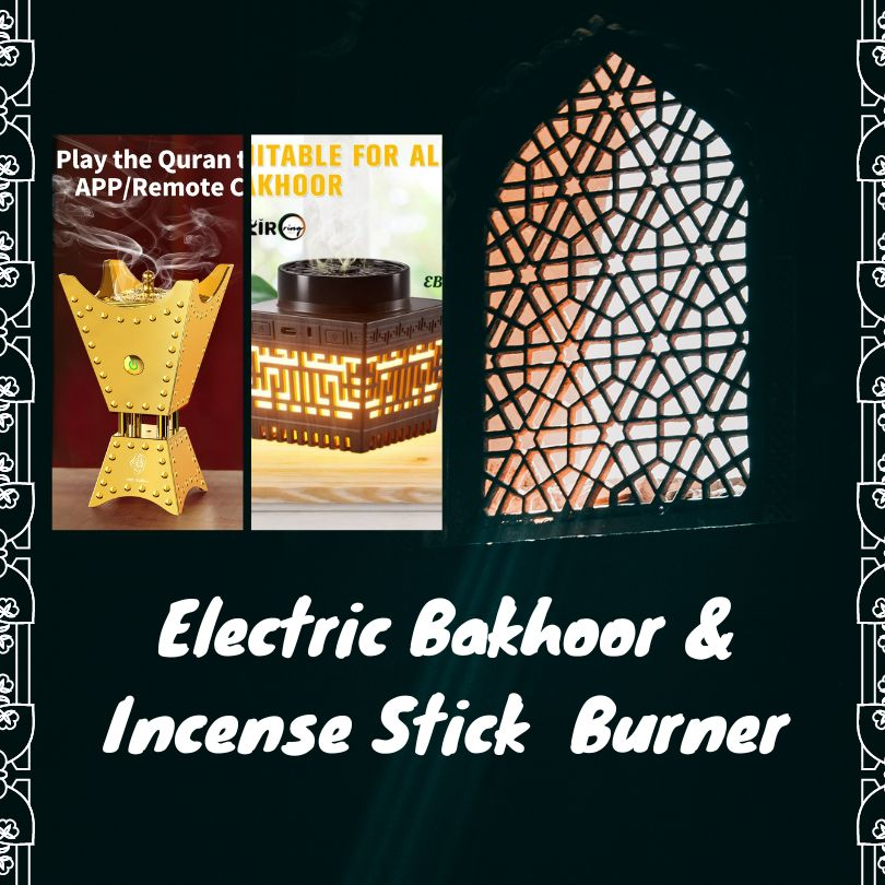 Incense Burner Bakhoor USB Electric Speaker Muslim Bakhor Rechargeable Quran Holder For Home Decoration Car Diffuser Oud