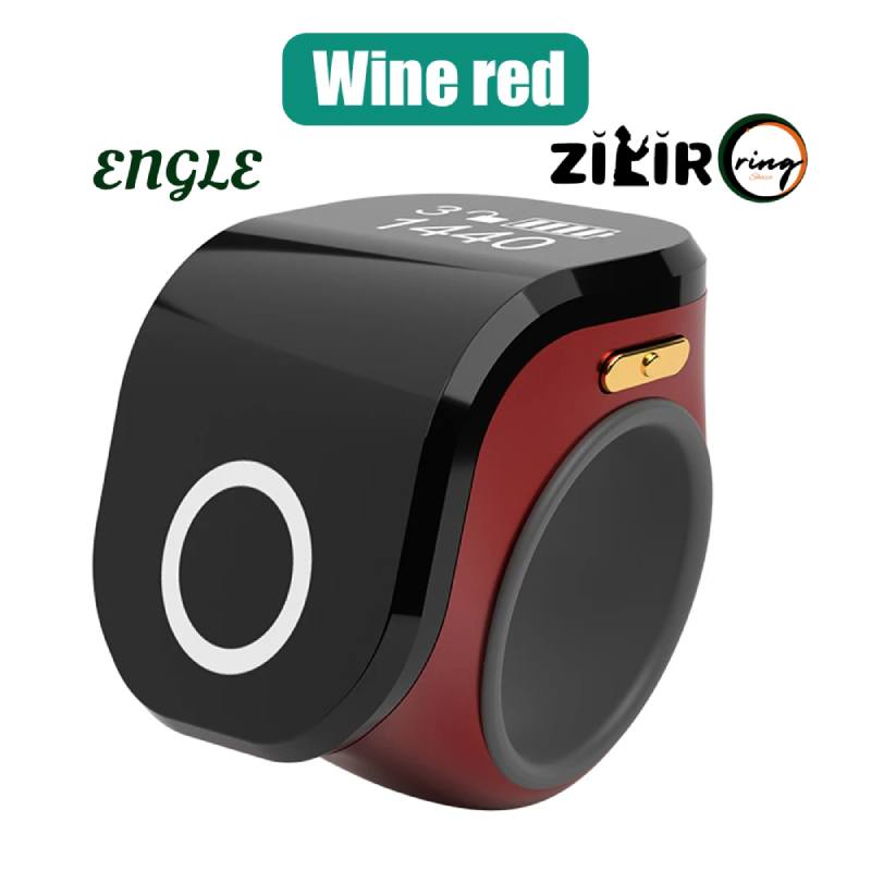 ANGLE Zikir Ring Wine Red Color 