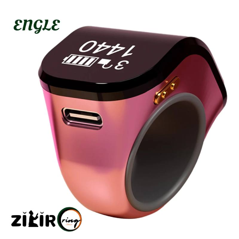 ANGLE Zikir Ring Smart Finger Counter Touch Screen