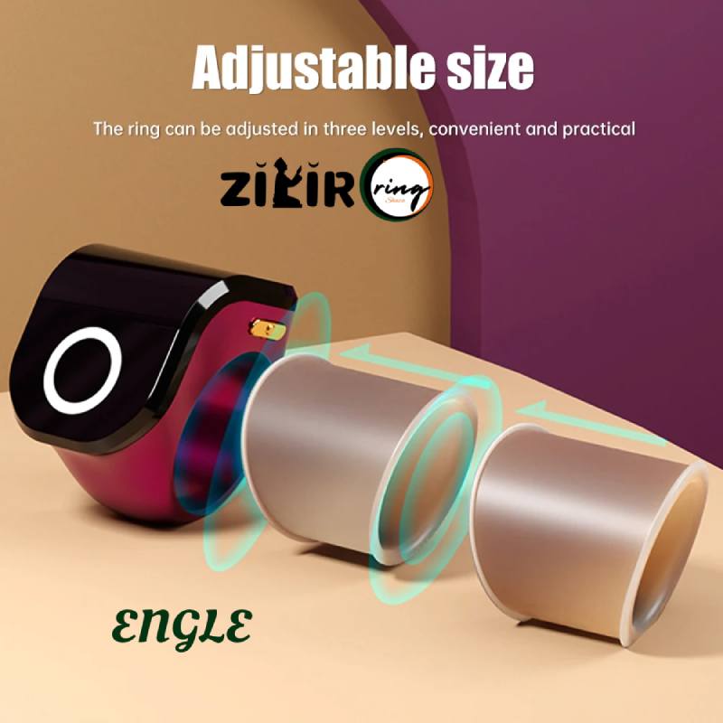 ANGLE Zikir Ring Adjustable size can be adjusted in three levels, convenient and practical