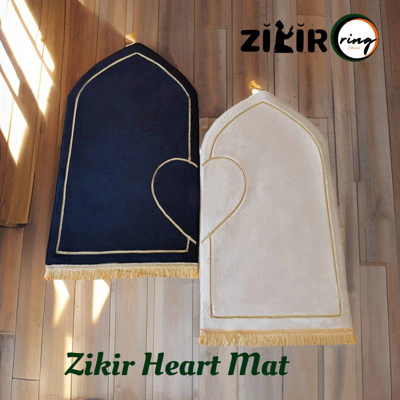 Heart Prayer Mat a heart shape two color