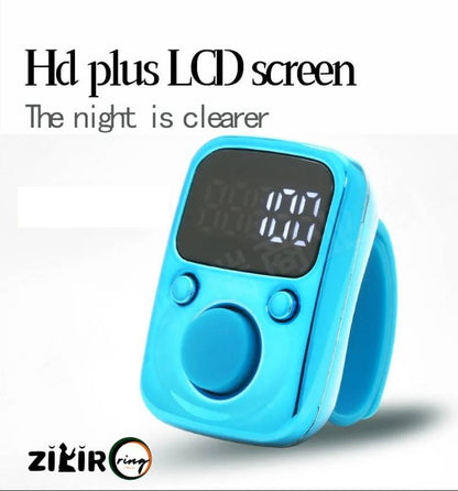 Luminous Zikir Ring Counter Hd plus LCD screen 