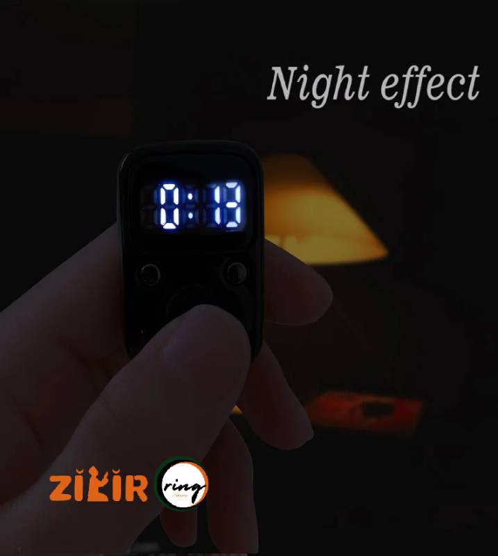 Luminous Zikir Ring night effect