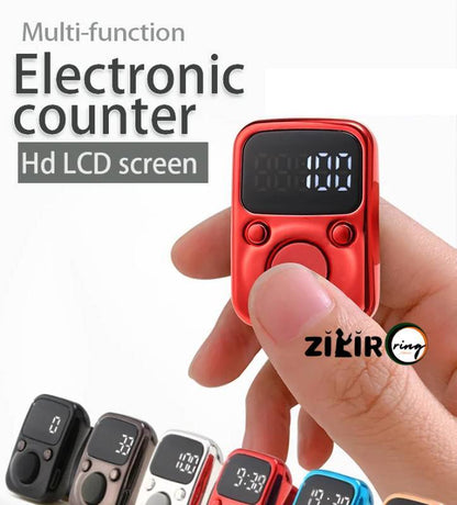 Luminous Zikir Ring new Digital Tasbih use LED clip.