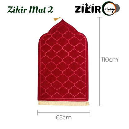 ZikirRing Luxury Prayer Rug Non-slip for Muslim