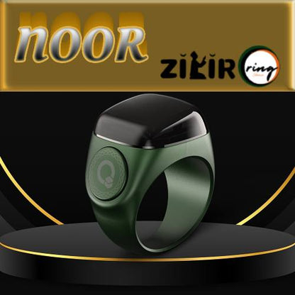 Green Noor ZikrRing anytime, anywhere. Record your every Zikr.