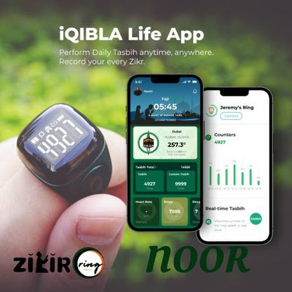 iQIBLA Life App Perform Daily Tasbih 