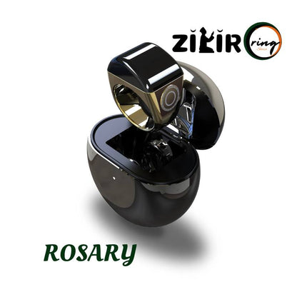 Rosary Zikir Ring Zinc Alloy with Battery case and type C cable