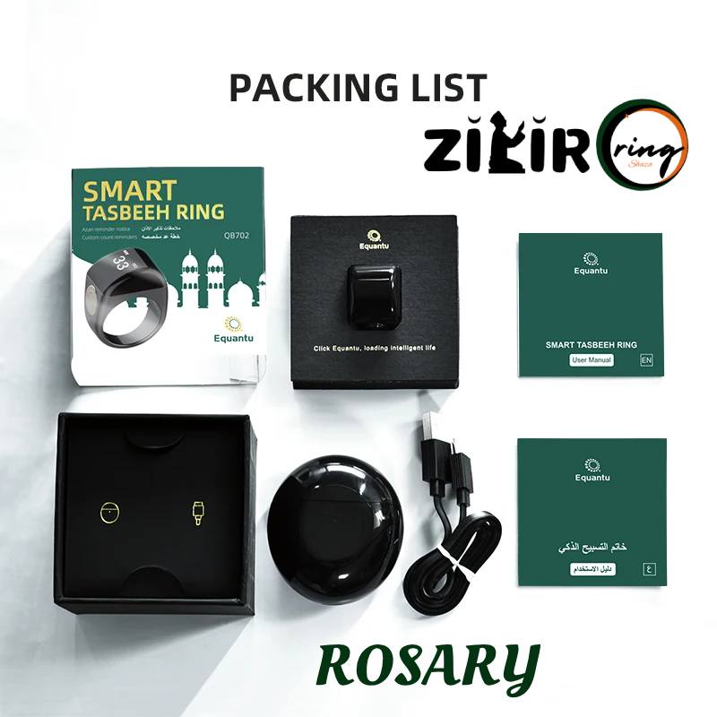 Rosary Zikr Ring PACKING LIST