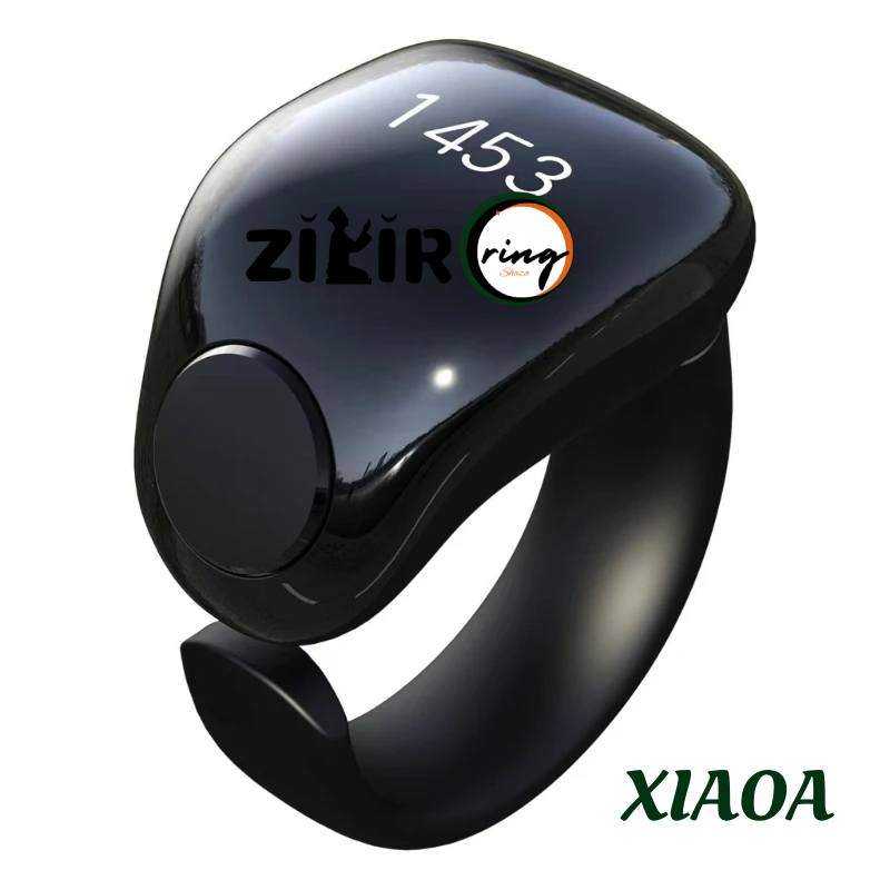 Black XIAOA zikr ring Digital Waterproof Misbaha Interchangeable alloy aluminum