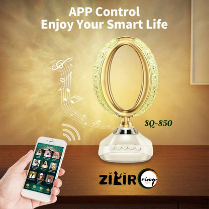 SQ-850 ZikirRing Crescent Lamp & Quran Speaker