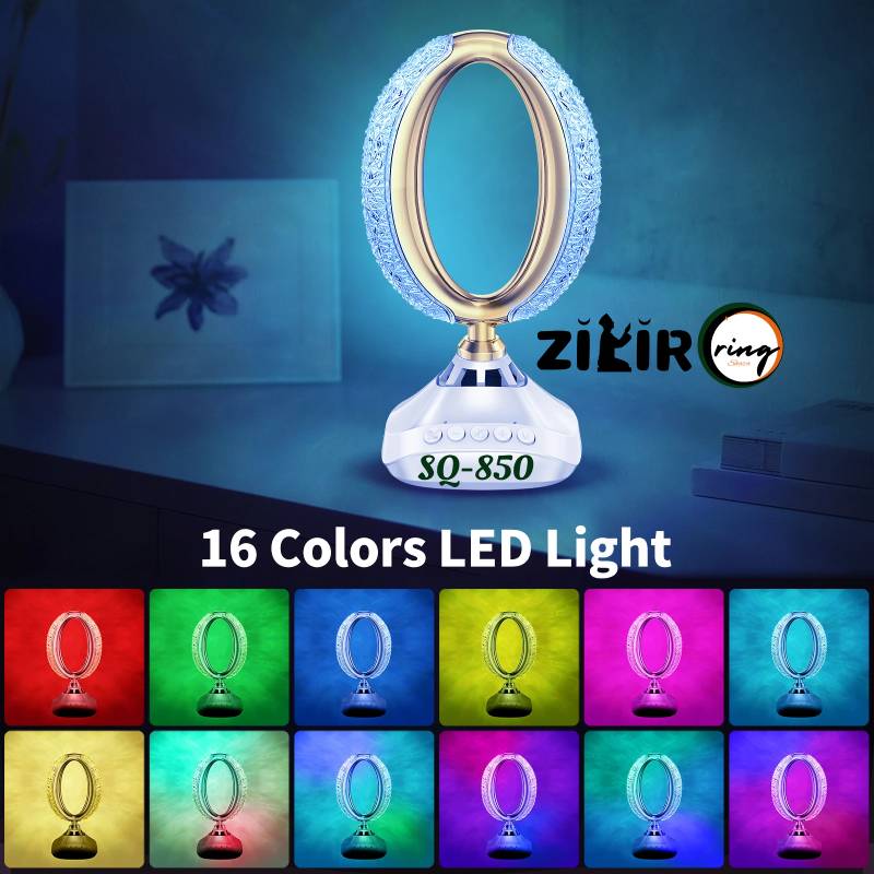 SQ-850 ZikirRing music table lamp speaker and multi color