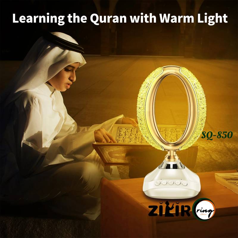 SQ-850 ZikirRing Lamp learning the Quran with warm light