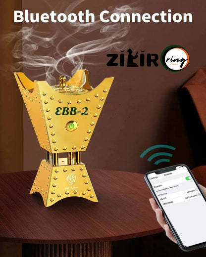 EEB-2 ZikirRing Bakhoor Quan Speaker Oud Burning Holder arabic burner bakhoor