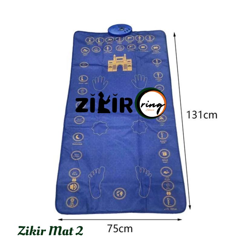 e-Zikirring Mat-2 Blue Carpet 131x75 cm